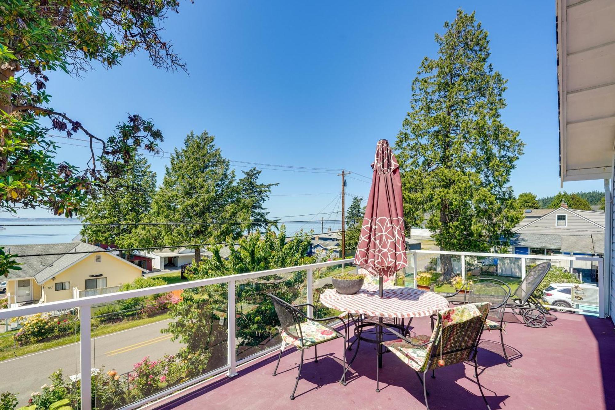 Camano Home With Ocean-View Deck - Walk To Water! Exterior foto