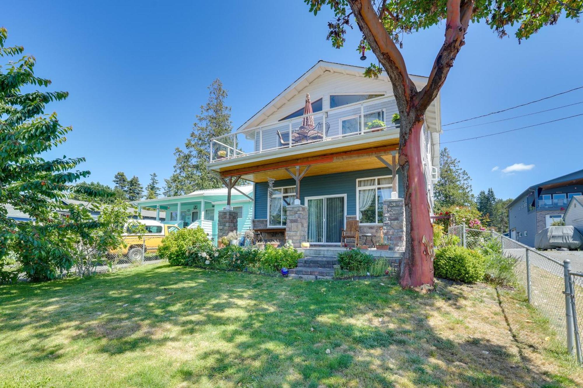 Camano Home With Ocean-View Deck - Walk To Water! Exterior foto