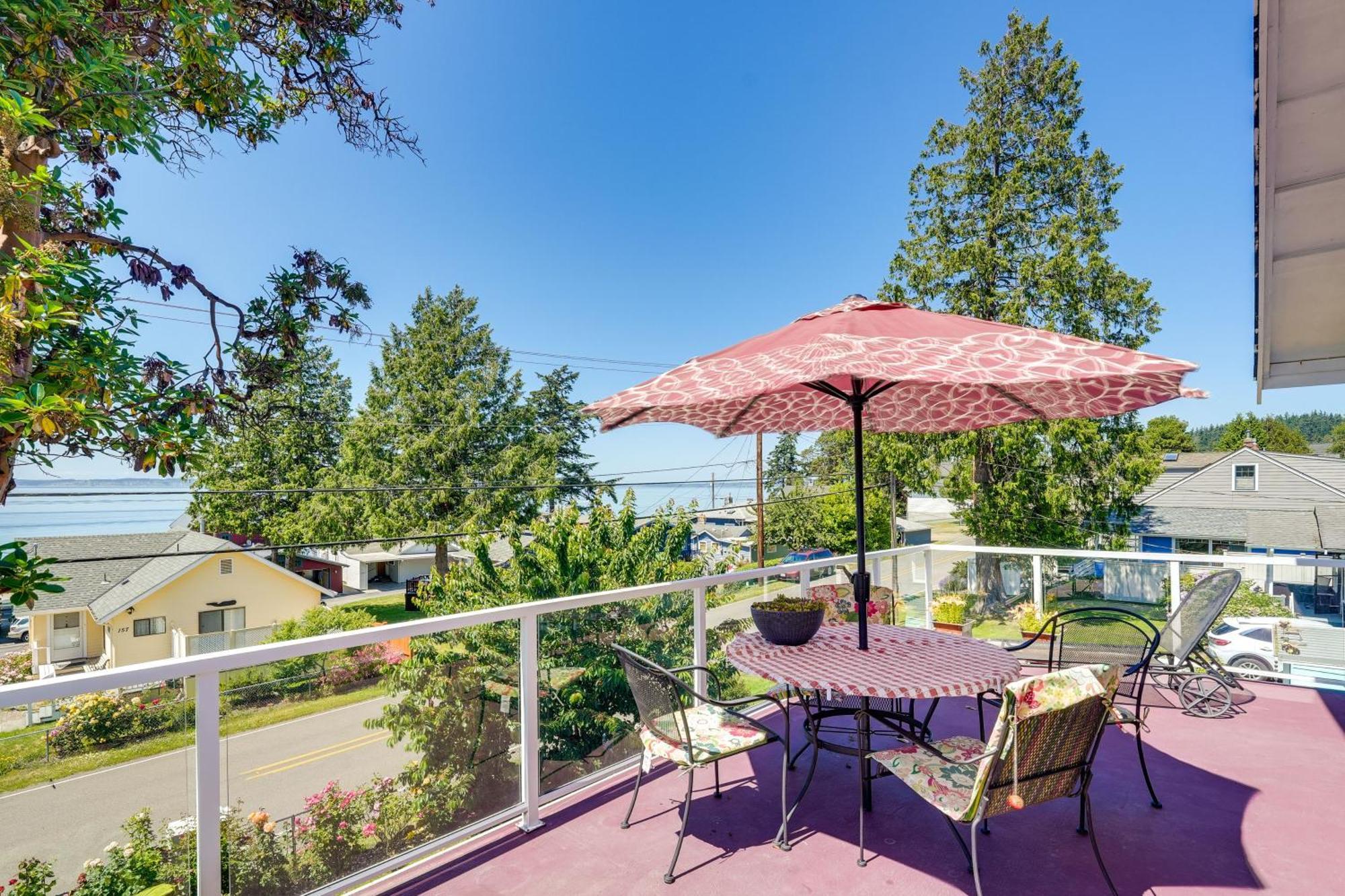 Camano Home With Ocean-View Deck - Walk To Water! Exterior foto